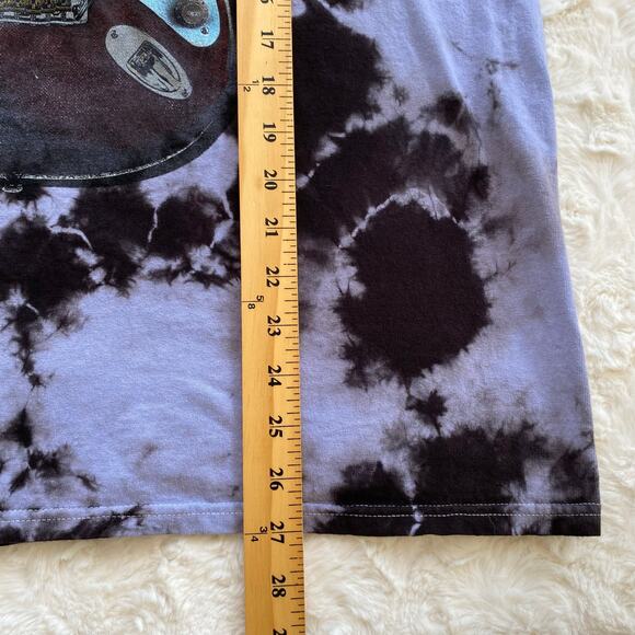 Fender Guitar Men's Tie Dye Graphic T-Shirt Size Medium Cotton Music Tee Rock - Picture 5 of 6